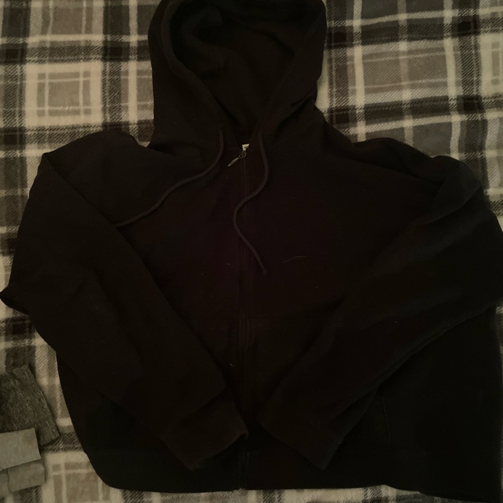 Black Zip Up